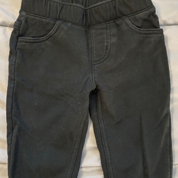 Girls size 4, jumping beans, black pants - Picture 2 of 3